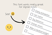 Raccoon Cute Handwritten Font, a Handwritten Font by Sofia Skoog (Thumbnail 4 of 10)