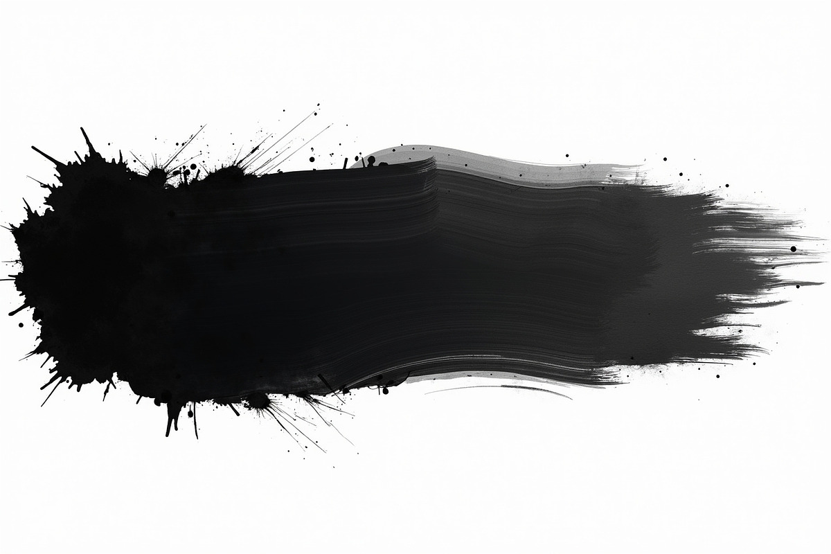 Bold Ink Brush Stroke Bundle, an Illustration by Amazin_art (Photo 19 of 21)