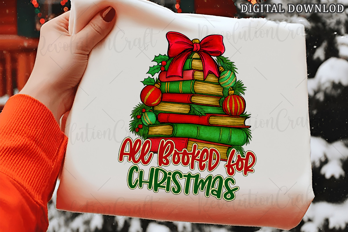 All Booked For Christmas Png, an Illustration by OK Design (Photo 1 of 6)