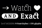 TYPEFACE Serif Modern FONT 9 Styles, a Serif Font by Typo Graphic Design (Thumbnail 4 of 9)