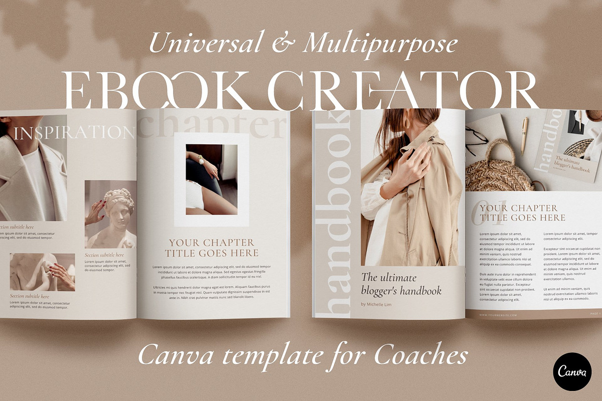 Ebook+Workbook Template Bundle CANVA, a Magazine Template by Studio Loire (Photo 22 of 40)