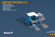 Low Poly City Pack 1, an Architecture 3D Model by multimedia4ds (Thumbnail 22 of 40)