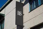 Logo Mockup Flag Sign, an Advertising Mockup by Asylab (Thumbnail 3 of 5)