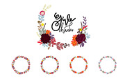 Fall / Autumn & Give Thanks Flower, a Decorative Illustration by MooBeer (Thumbnail 4 of 11)