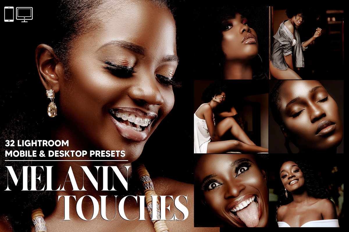 32 Melanin Touches Lightroom Presets, a Preset Add-On by Hue Palettte Studio (Photo 1 of 10)