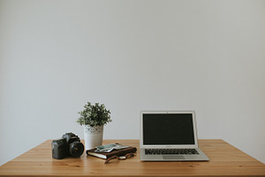 Entrepreneur's desk v5 containing entrepreneur, entrepeneurs desk, and hipster, a Business Photo by Heart Visuals