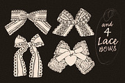 Lace Bows and frames, a Decorative Illustration by Twisted Tail (Thumbnail 3 of 10)