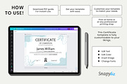 Certificate of Completion Template, a Print Template by Snapybiz (Thumbnail 15 of 20)