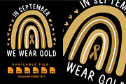 Childhood cancer awareness shirt, a Healthcare Illustration by Vignette.IT (Thumbnail 2 of 3)