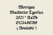ED Morrigan Typeface, a Blackletter Font by Emyself Design (Thumbnail 5 of 11)