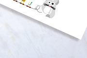 Cute Baby Chinchilla Baby Stationary, a Card Template by stockhype (Thumbnail 2 of 2)