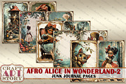 Afro Alice in Wonderland-2, an Object Illustration by CraftArtStory (Thumbnail 2 of 5)