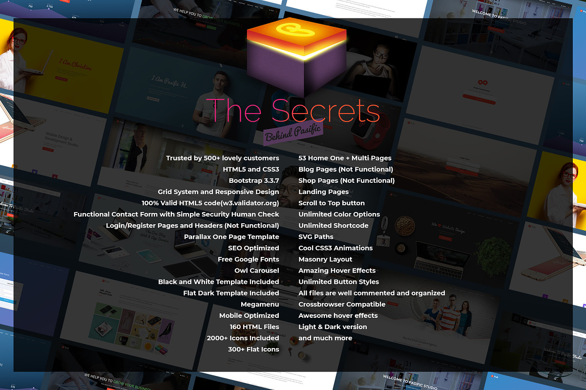Pasific | Professional Multipurpose, a HTML Template by Boostock (Photo 6 of 6)