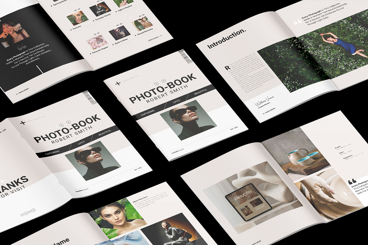 Fashion Photobook Template, a Magazine Template by Spark_Creative (Photo 2 of 11)