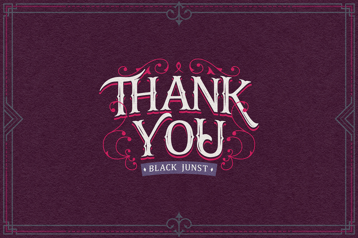 Slanko Jack – Vintage Tattoo Display, a Blackletter Font by Black Junst (Photo 10 of 10)