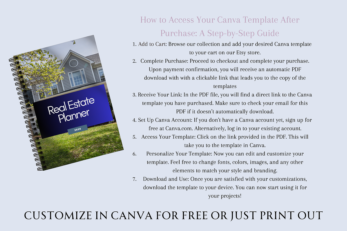 REAL ESTATE PLANNER 2026, a Brochure Template by Daring Digies (Photo 4 of 5)