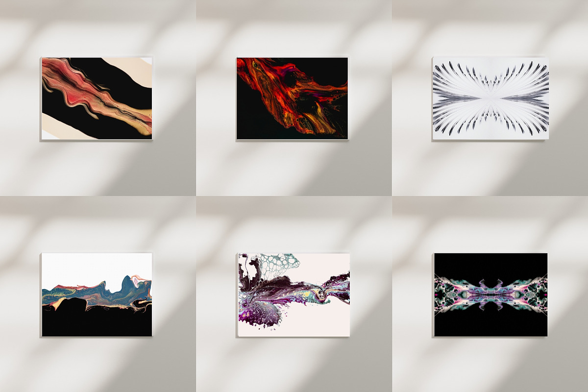 Photo Bundle of Abstract Paintings, a Wallpaper Photo by Susan Wilkinson (Photo 12 of 14)
