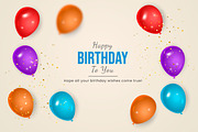 Birthday wish banner set design, an Illustration by Tanuart (Thumbnail 2 of 10)