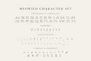 MEOWILD – Whimsical Hand Drawn Font, a Handwritten Font by Karma (Thumbnail 9 of 11)