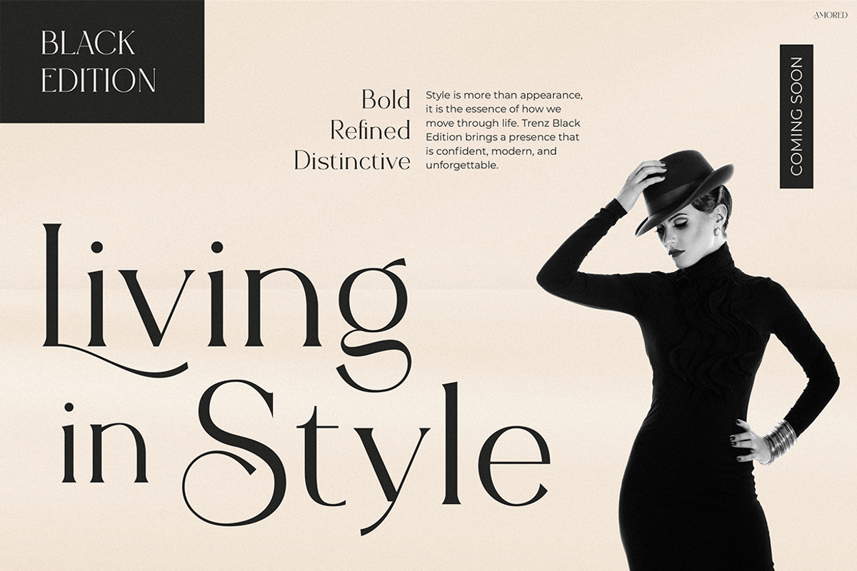 Amored, a Serif Font by Pinisi ART (Photo 8 of 10)