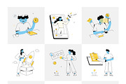 Animated Marketing Mini Illustration, a Person Illustration by Prosymbols (Thumbnail 7 of 13)