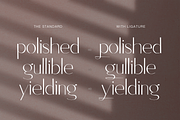 Peggie - Light Modern Sans Display, a Sans Serif Font by Cloverons (Thumbnail 2 of 14)