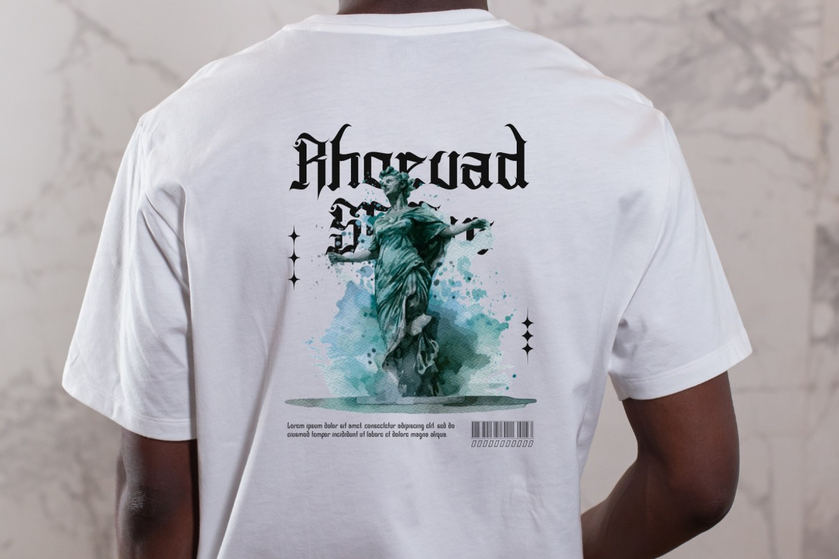 Rhoevad - Modern Blackletter Font, a Blackletter Font by Dhabee (Photo 9 of 14)