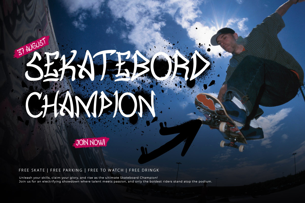 Crack Chaking - Street Graffiti Font, a Handwritten Font by twinstd (Photo 9 of 9)