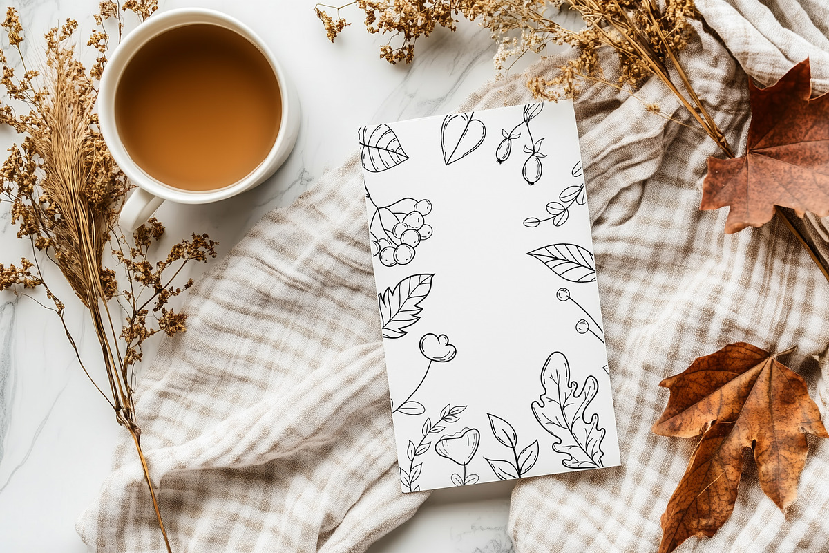 Cozy Autumn Procreate Stamps, a Brush Add-On by Dervik Art Store (Photo 6 of 7)