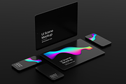 Black Devices Mockup Dark Theme Set, a Mac Mockup by Mockupdaddy (Thumbnail 21 of 22)
