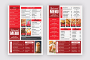 Restaurant Menu template, a Flyer Template by Stock_Design (Thumbnail 2 of 4)