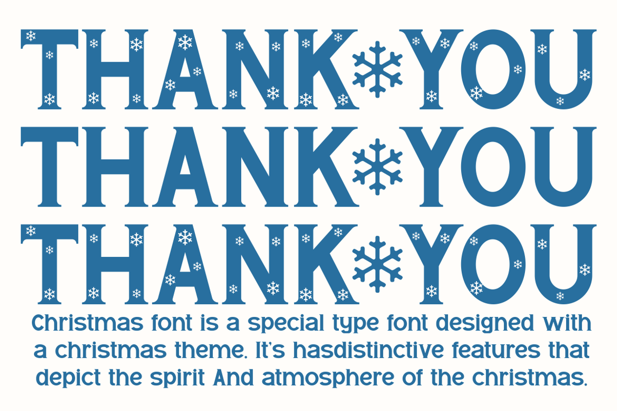 Subwinter Holiday Font, a Serif Font by MaikoHatta (Photo 7 of 7)