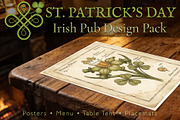 St. Patrick’s Irish Pub Templates., a Print Template by IrinaCzaran (Thumbnail 1 of 7)