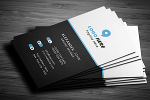 Creative Vertical Business Card, a Business Card Template by Saman Osama