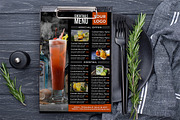 Cocktails Menu Flyer, a Flyer Template by imadeDesign (Thumbnail 3 of 3)