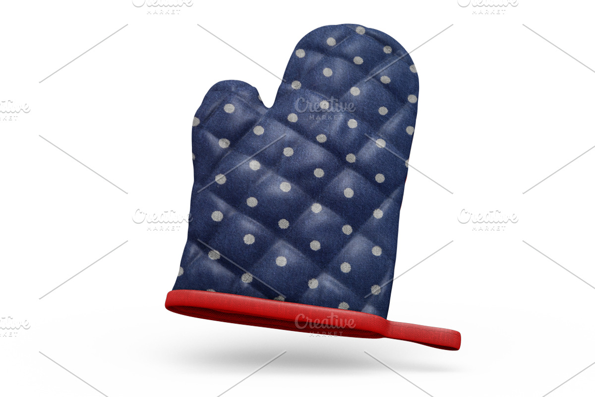 Quilted Oven Mitts Mockup, a Household Mockup by PixelMockup (Photo 14 of 17)