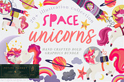 Space Unicorns Collection, a Graphic by PetiteMarket (Thumbnail 1 of 4)