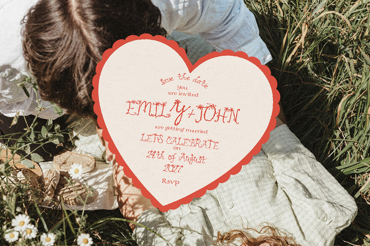 Hand Drawn Floral Whimsy Script Font, a Handwritten Font by Laras Wonderland (Photo 7 of 16)