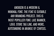 Anoxgen - Modern Sans Font, a Sans Serif Font by QR Design Studio (Thumbnail 4 of 6)