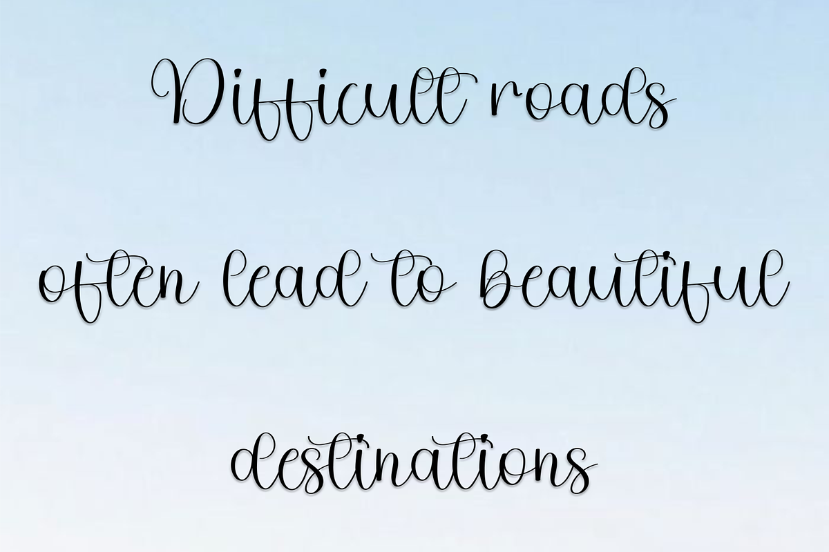 Overthinker, a Handwritten Font by InermediaSTUDIO (Photo 5 of 8)
