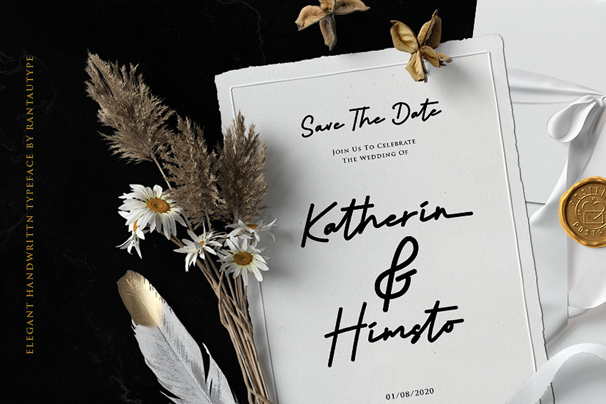 Sofia More - Handwritten Font, a Handwritten Font by RantautypeStudio (Photo 2 of 7)