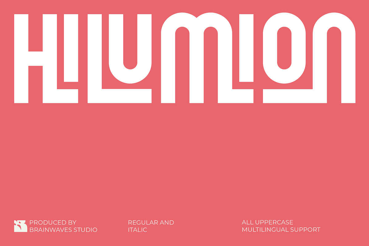 Hilumion - Sans Serif Display Font, a Sans Serif Font by Brainwaves.Studio (Photo 1 of 7)
