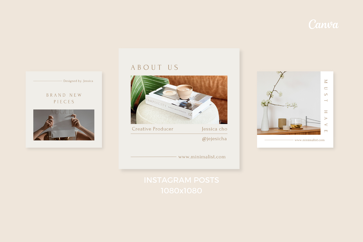 Minimalist Canva Template, a Social Media Template by Moodwave Studio (Photo 7 of 9)