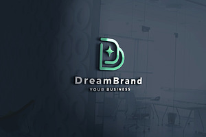 Dream Brand Letter D Star Logo, a Branding & Logo Template by Design_Planet