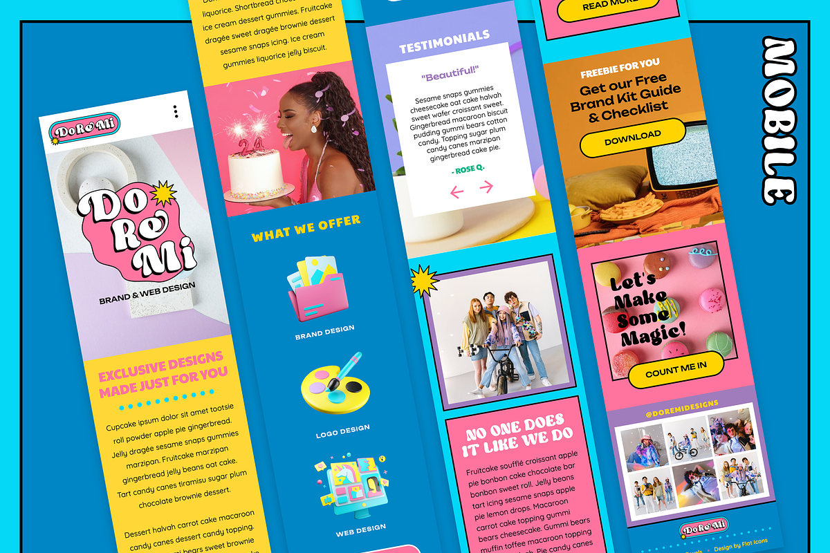 DoReMi Showit Website Template, a Websites & App Template by Flat Icons (Photo 10 of 10)