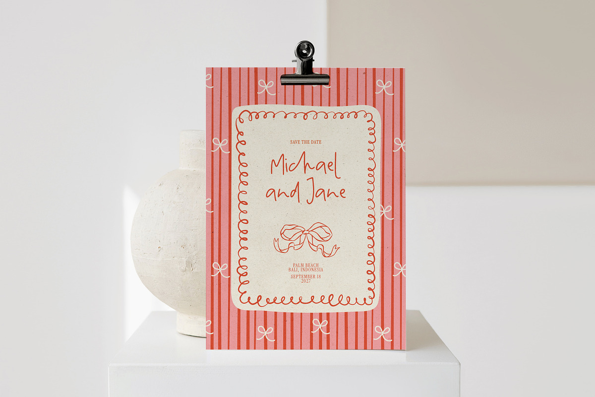 Whimsical Love Frames and Bows, an Object Graphic by DesignThatMatters (Photo 7 of 11)