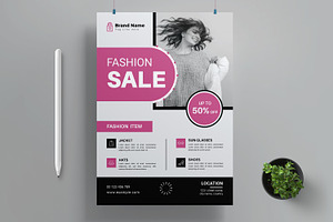 Fashion Sale Flyer, a Flyer Template by MightyDesign