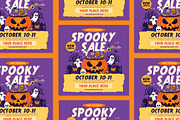 Halloween Sale Flyer, a Flyer Template by Creativestoree (Thumbnail 2 of 5)