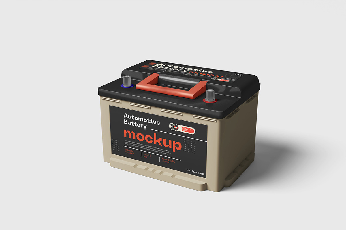 Automotive Battery Mockup, a Product Mockup by bimockup (Photo 5 of 6)
