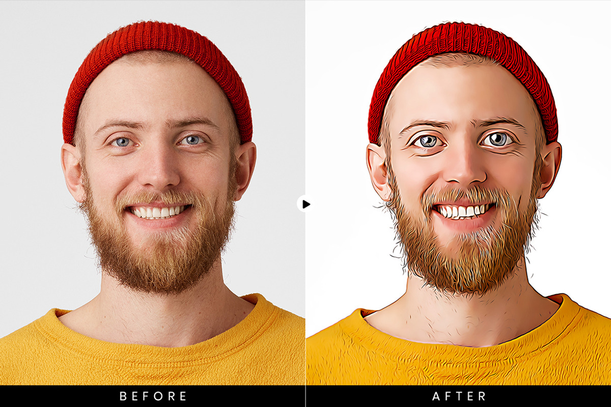 Caricartoon Me Photoshop Action, an Action Add-On by ridvanpars (Photo 5 of 11)